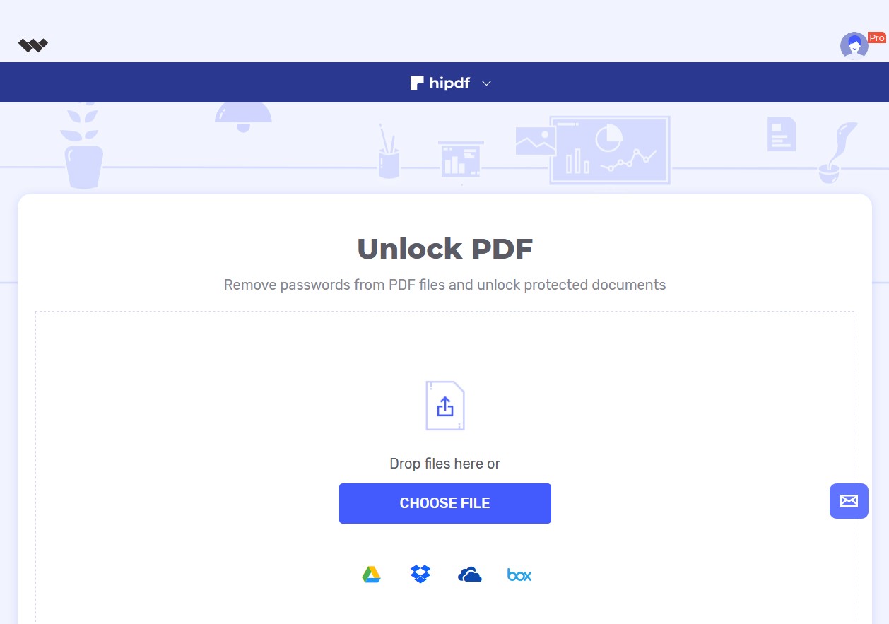 access unlock pdf tool