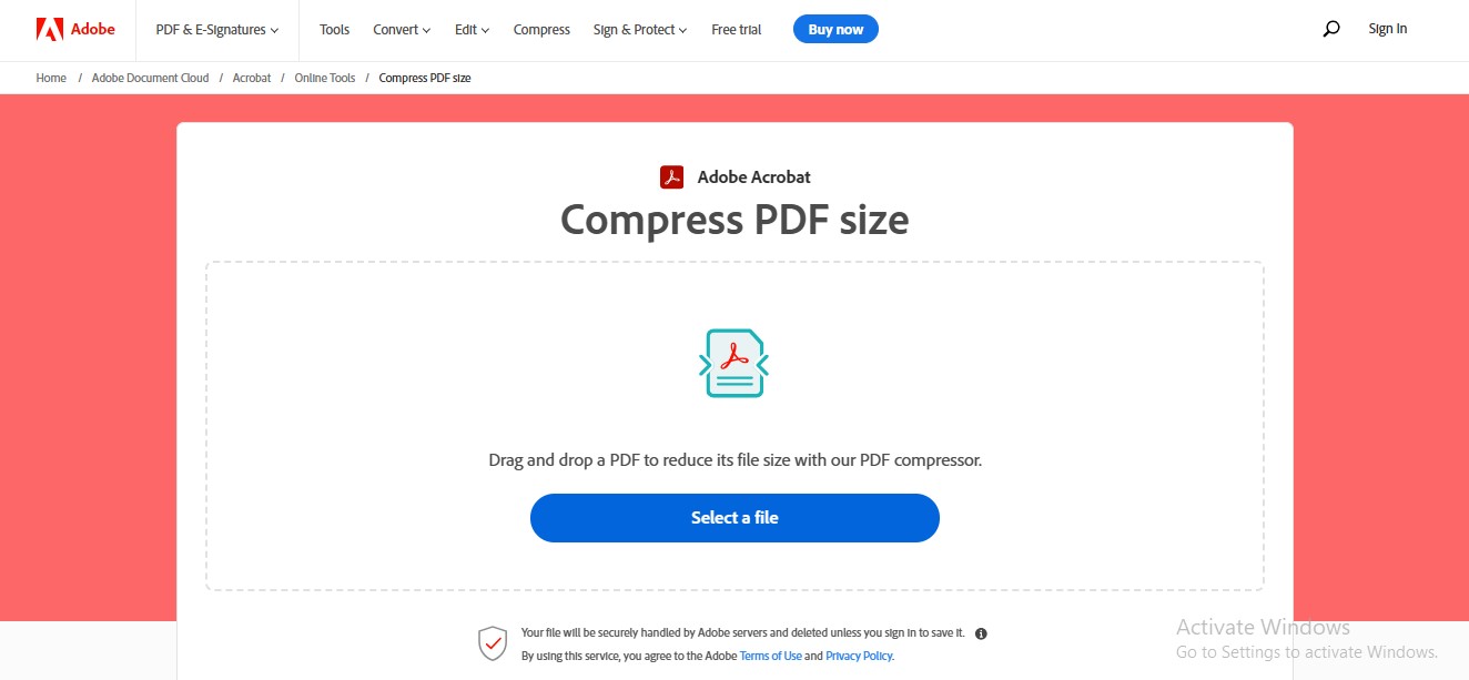 adobe compress pdf 50kb tool