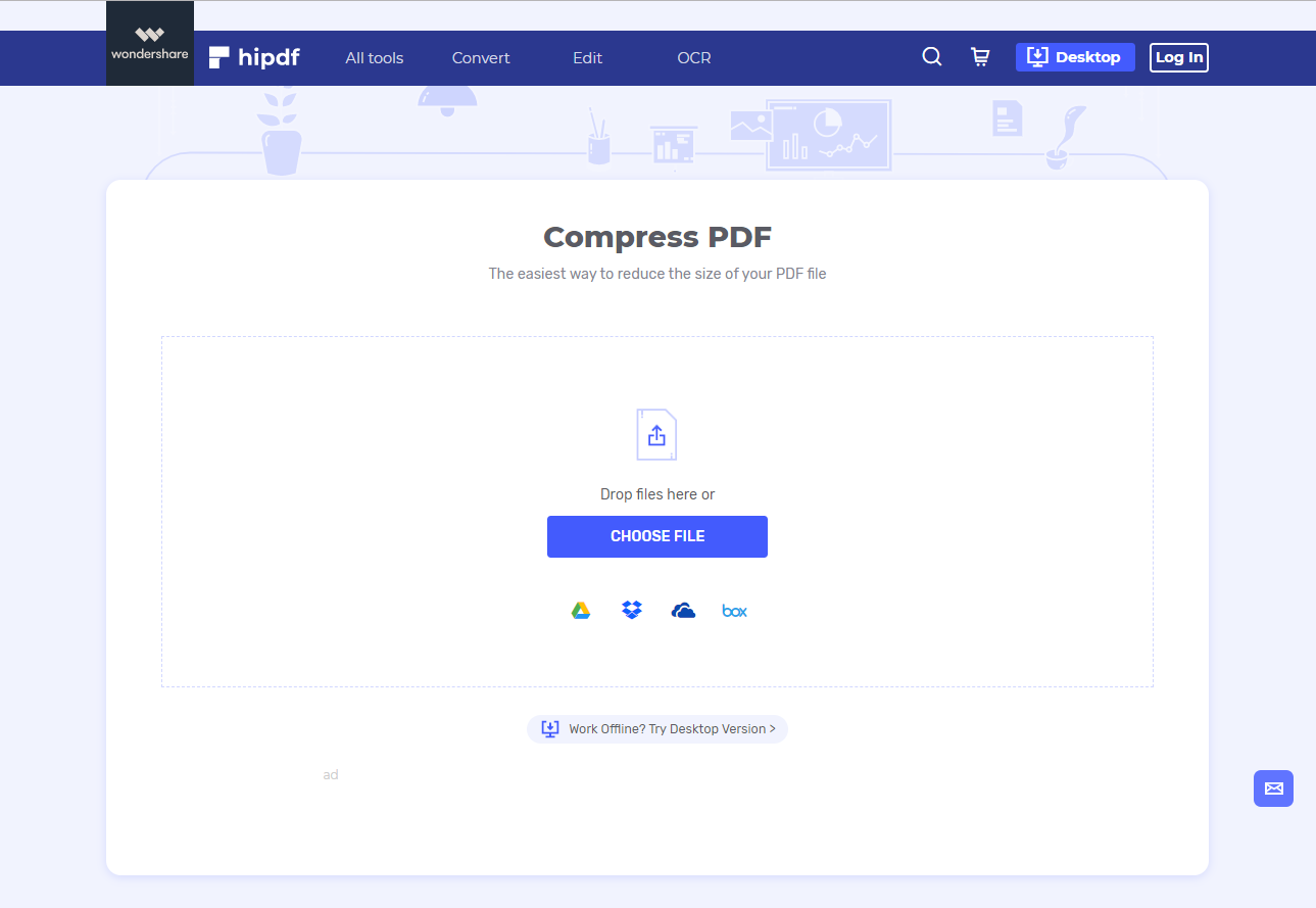 compress pdf file