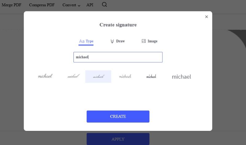 create custom signature for pdf document