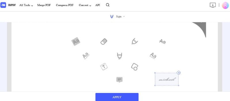 adjustment of digital signature on pdf