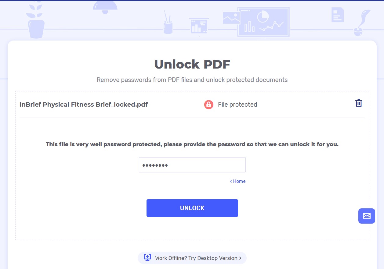 How do i password protect a scanned pdf file