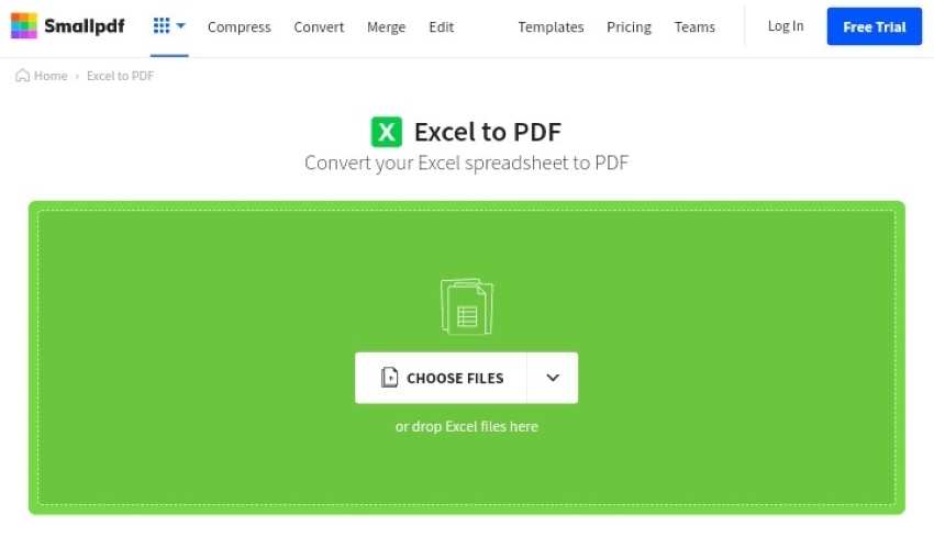 free xlxs to pdf converter online