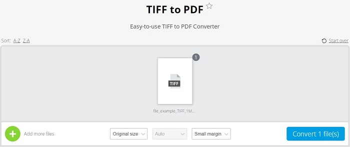free tiff to pdf converter