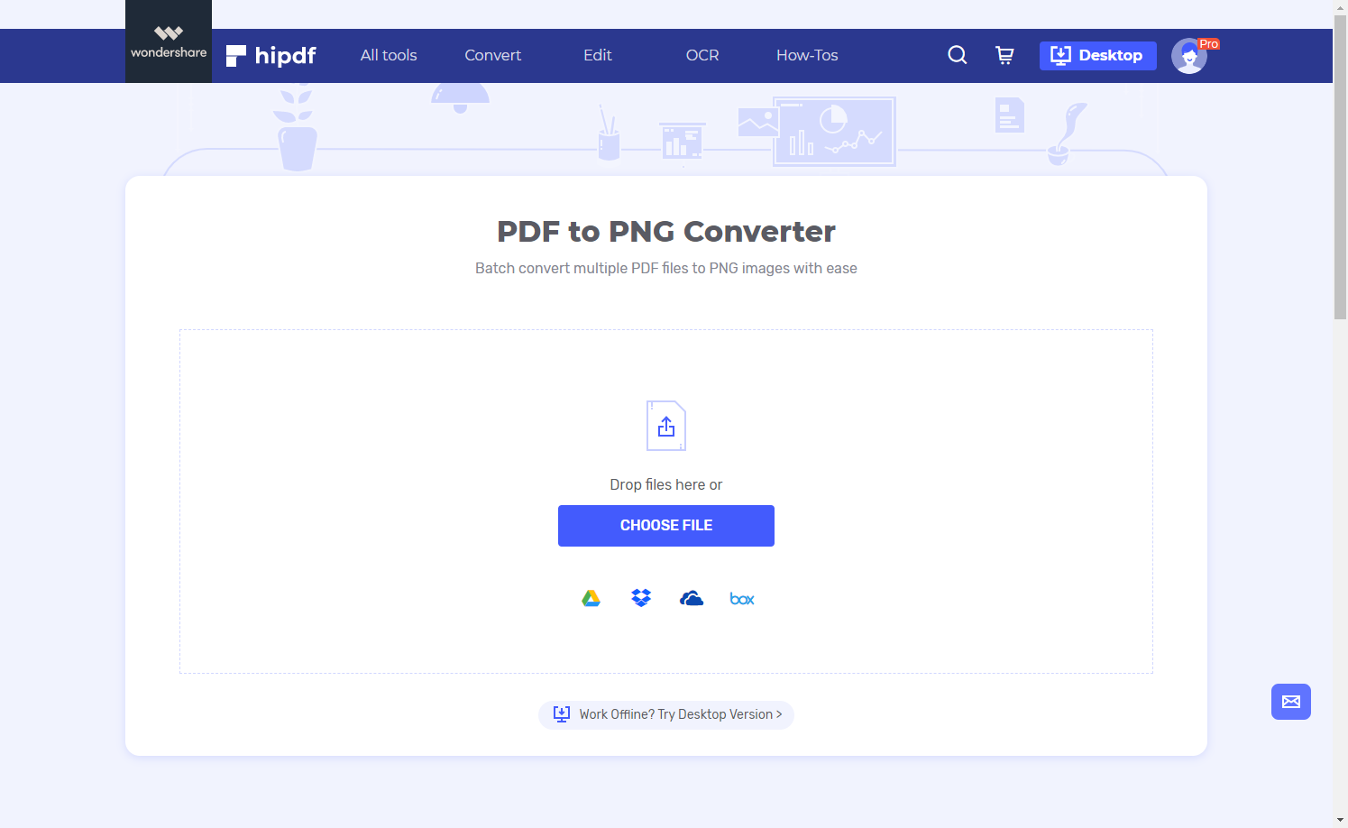 Steps To Use The Best Pdf To Png Converter Online Hipdf