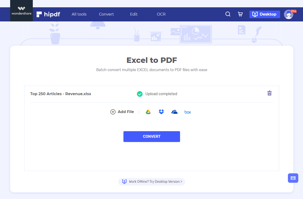 how to upload excel file to google sheets