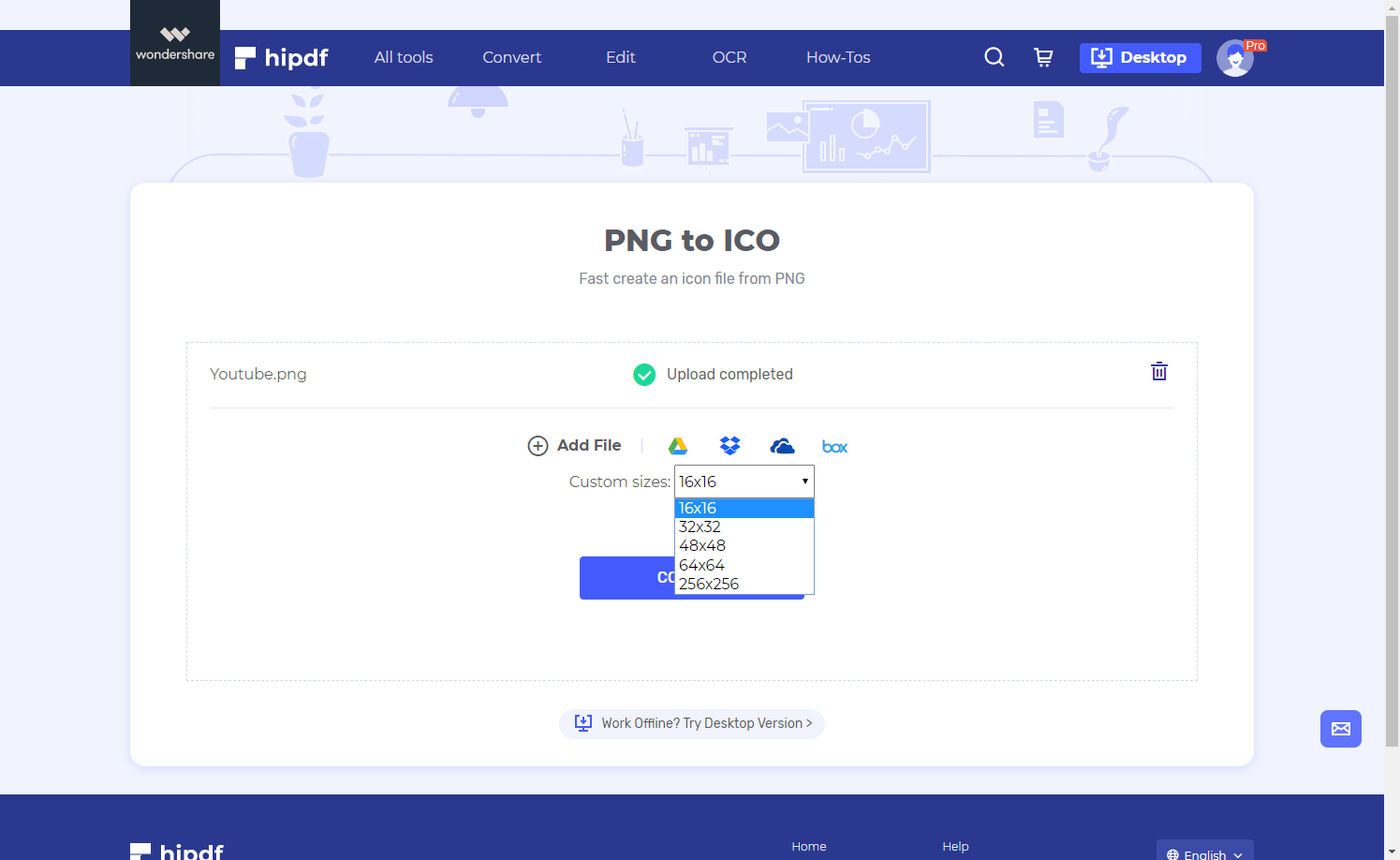 upload png to ico