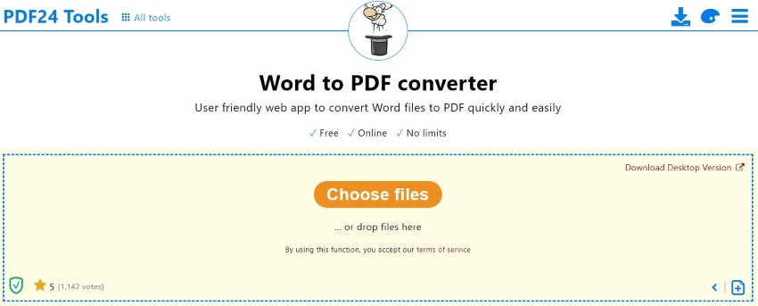 word to pdf online free converter