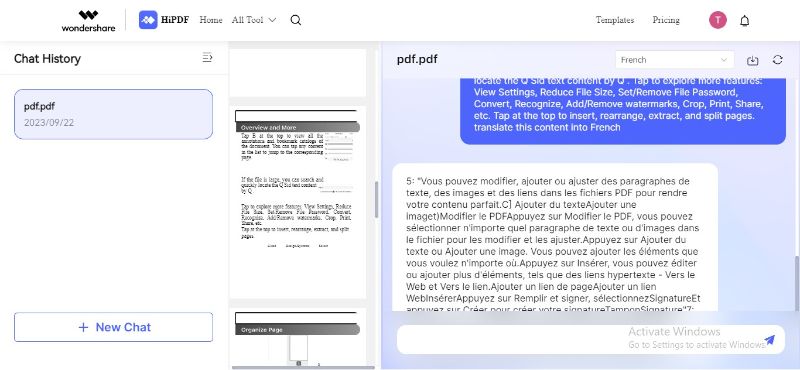 hipdf online pdf translator