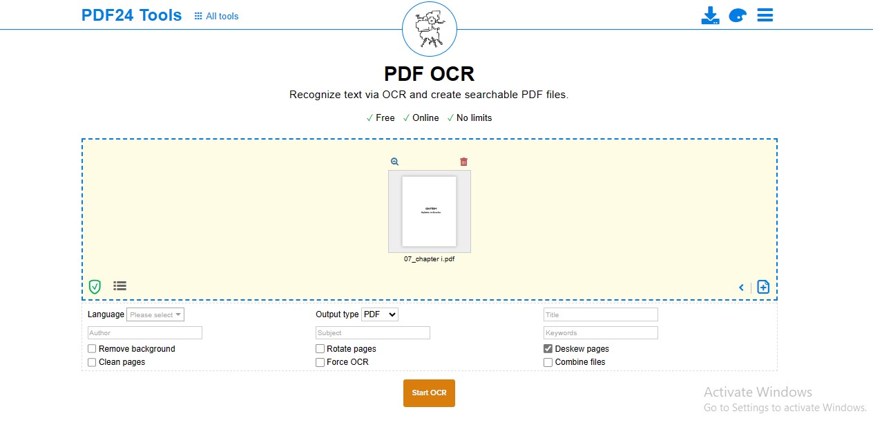 pdf to word conversion pdf ocr