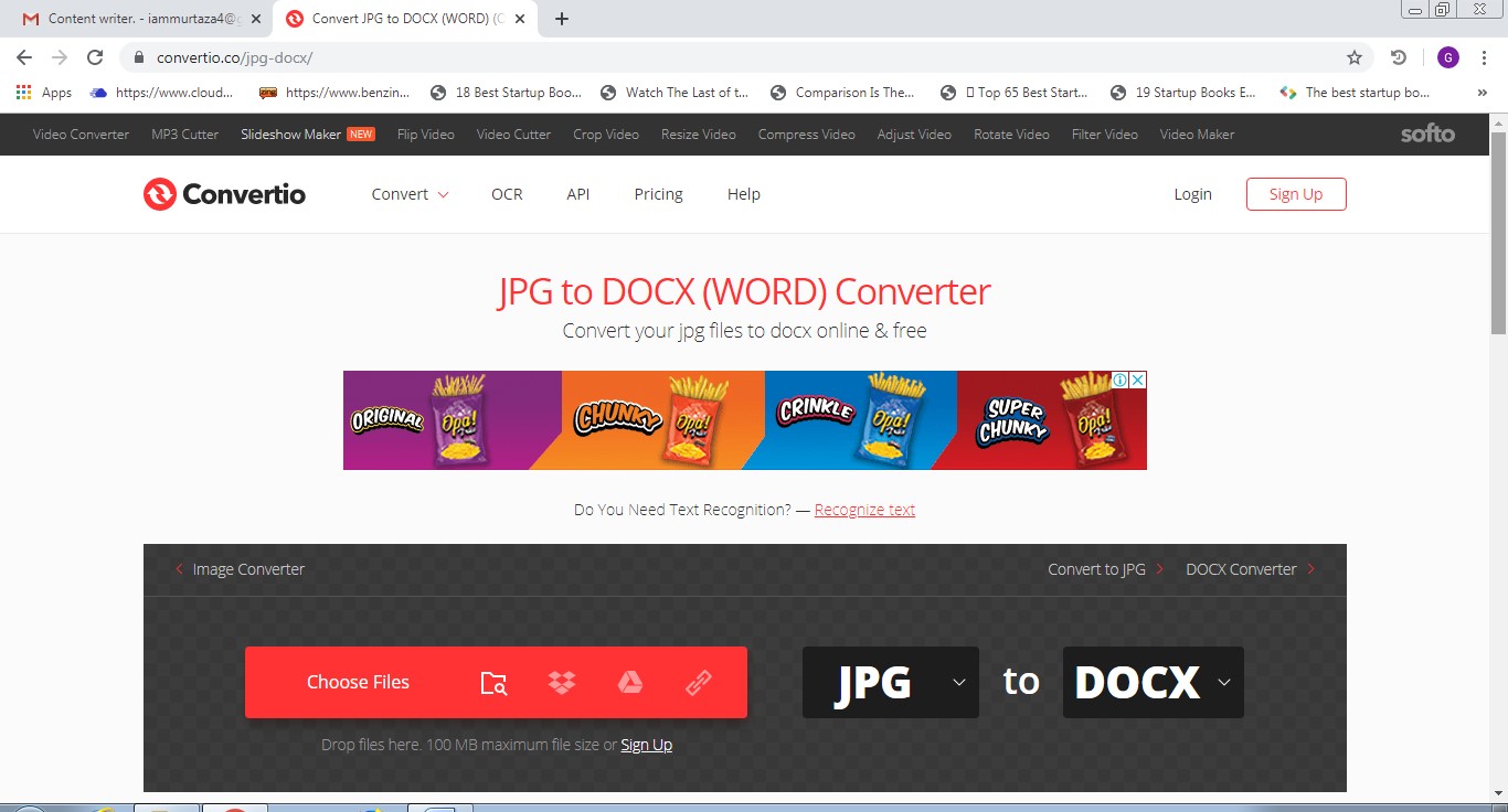 convertio jpg to word converter