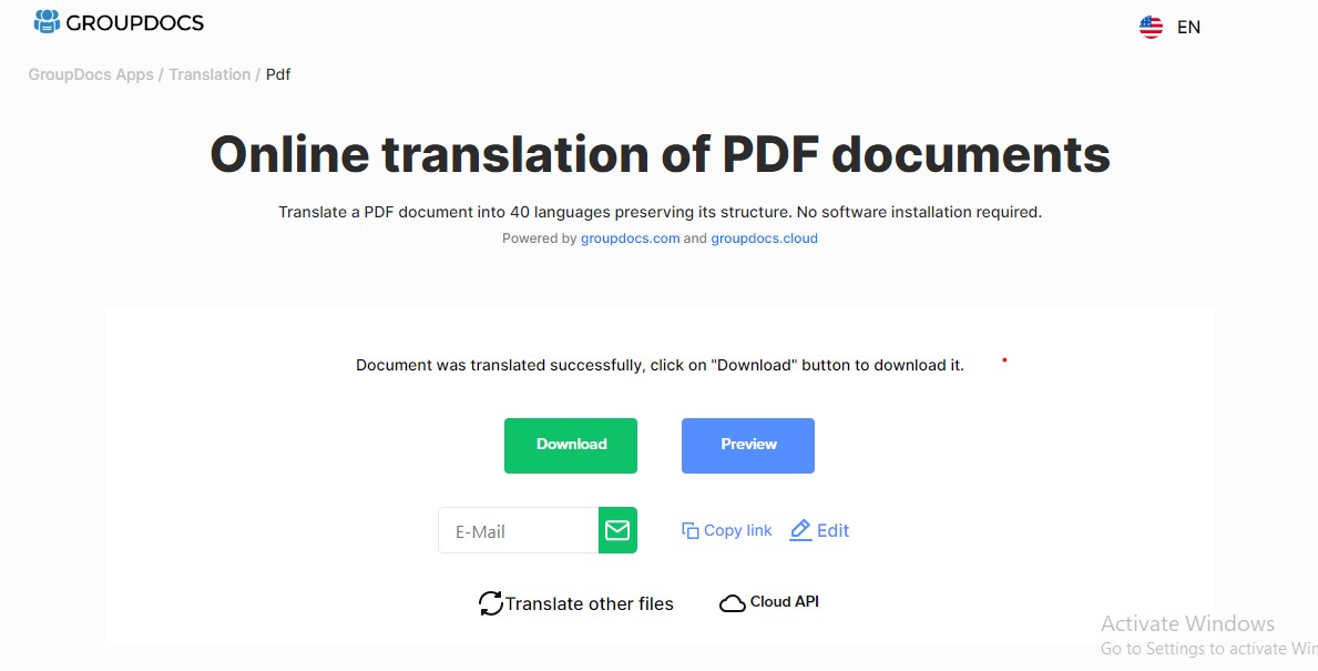download the translated file groupdocs