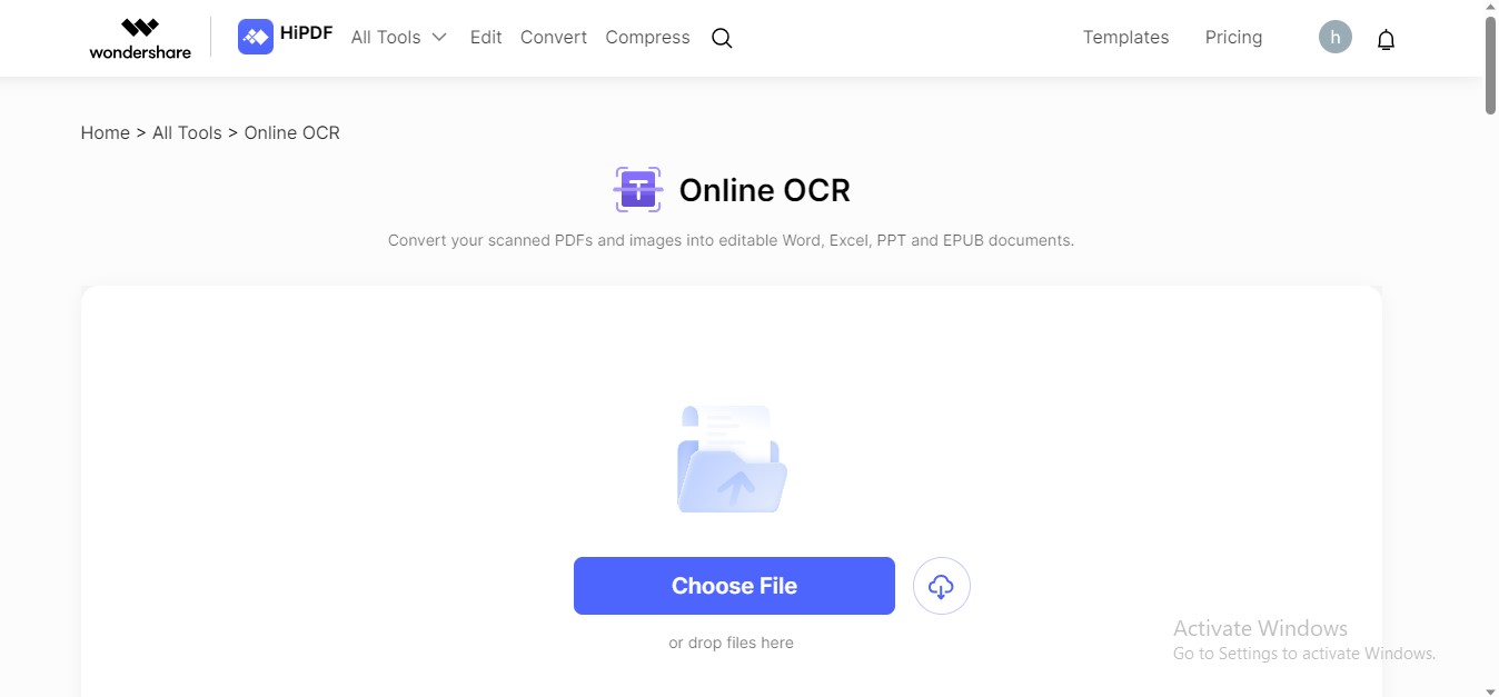 hipdf ocr online