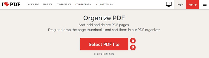 ilovepdf online tool