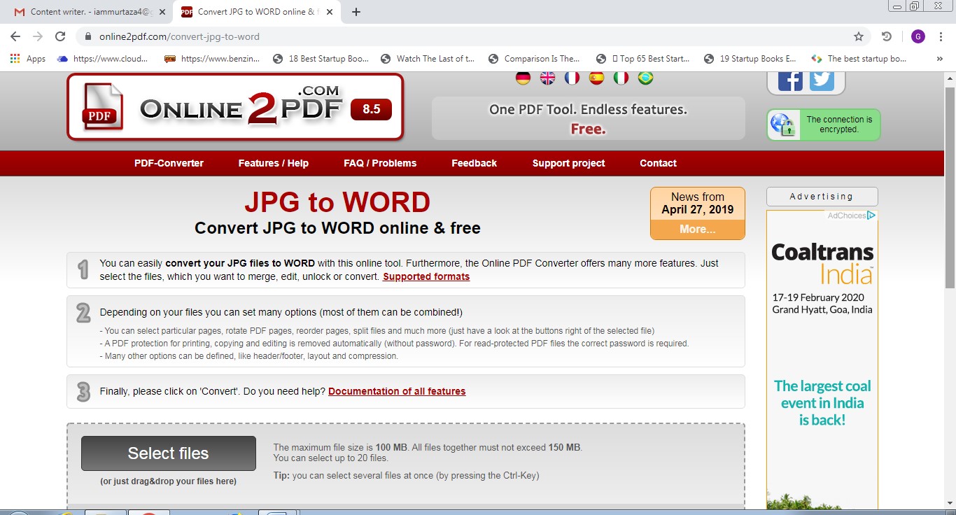 online2pdf jpg to word converter