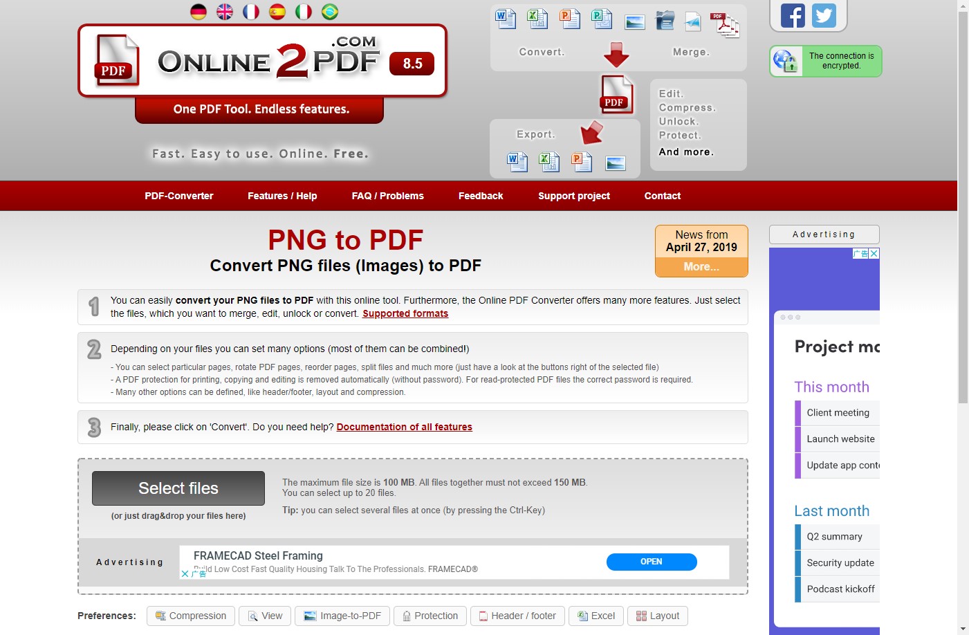 online2pdf png to pdf converter