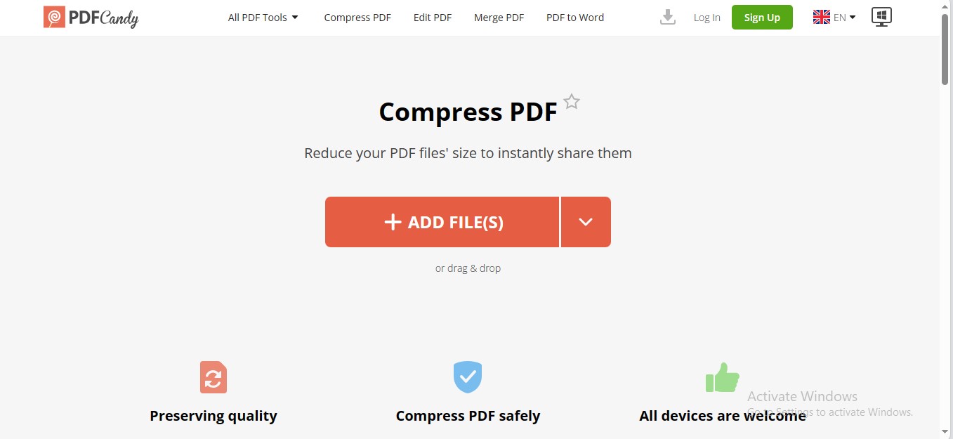 pdfcandy resize pdf file online