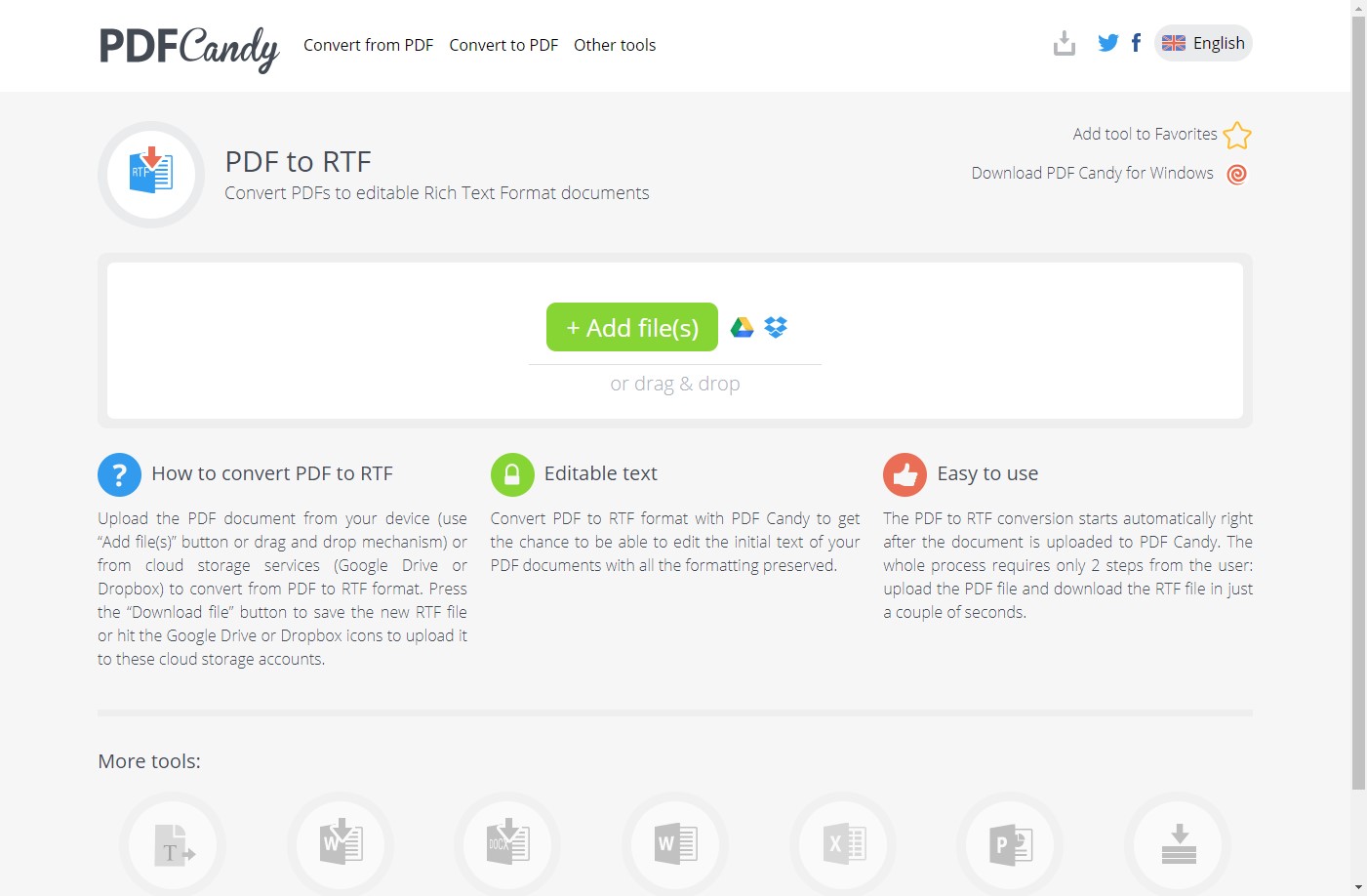 pdfcandy pdf to rtf converter