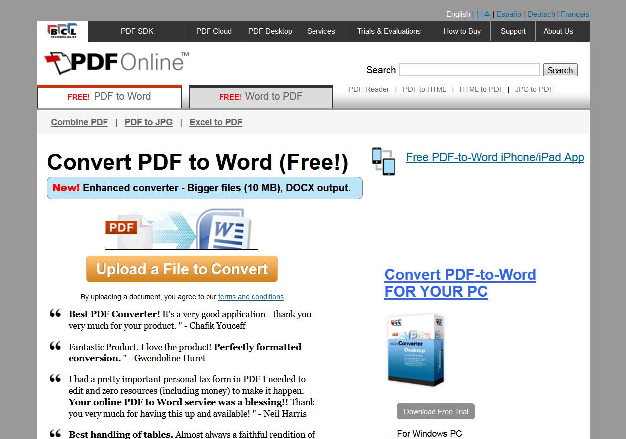 pdfonline pdf to html converter