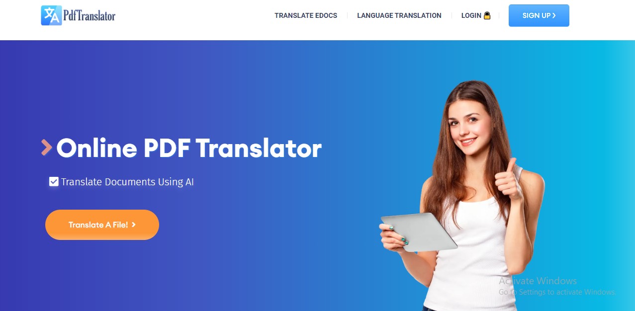pdft.ai online pdf translator