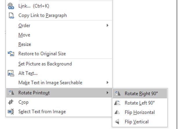 rotating pdf using onenote