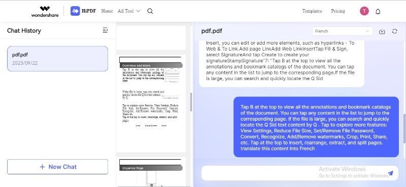 translate pdf using hipdf