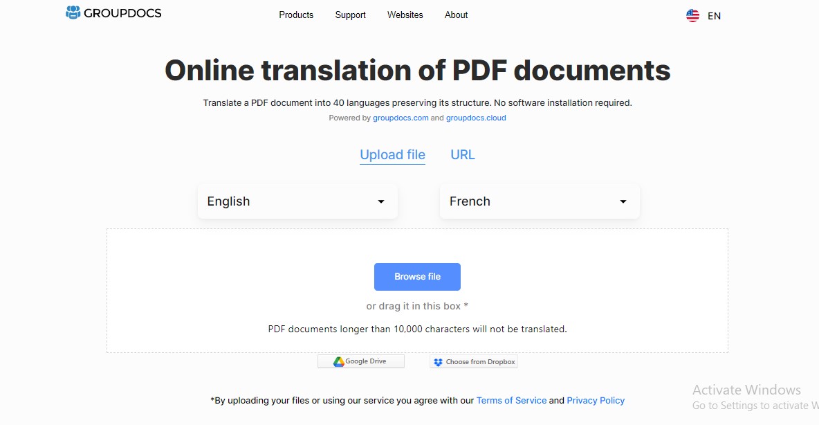 Google doc translator discount online