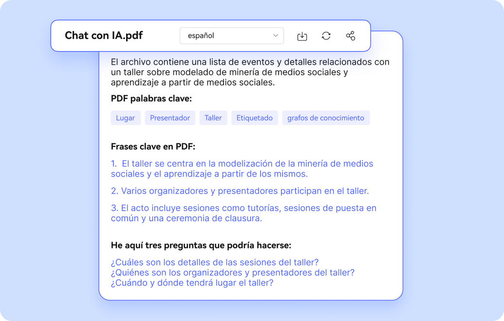 Chatear con PDF