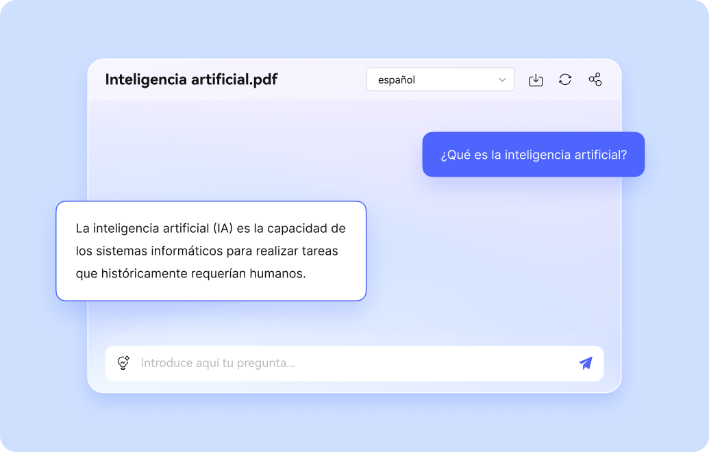 Chatear con PDF