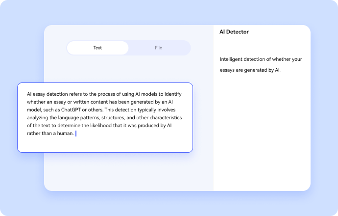 ai detect essay content