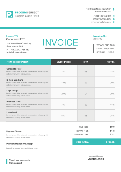 free invoice template