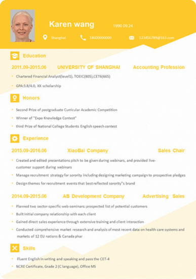 resume template free