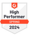 g2 adward high performer spring
