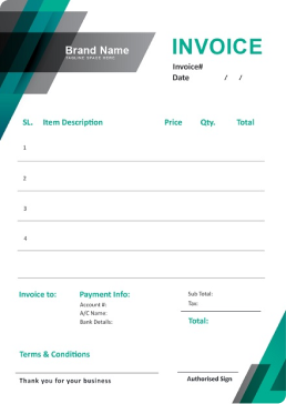 Invoice PDF templates