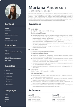 Resume PDF templates