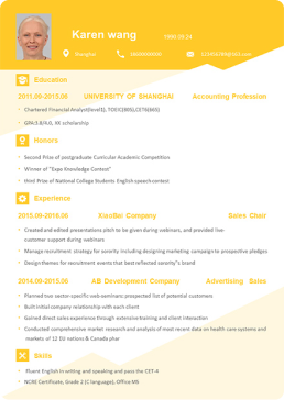 Resume PDF templates