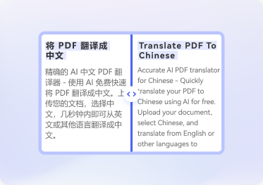 translate chinese to english pdf