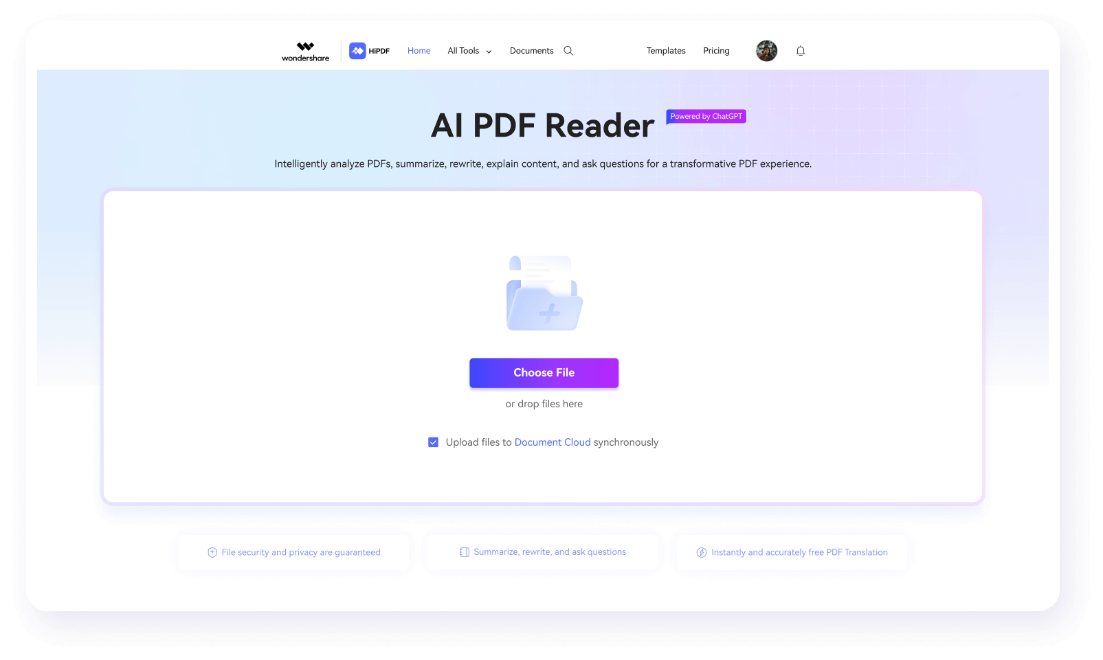 how to read pdf with ai
