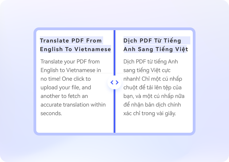 english to vietnamese document translation