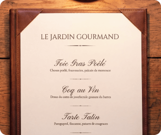 Before example of menu image translation